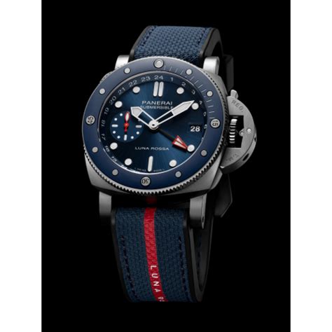 panerai luna rossa gmt 42mm|Panerai Luna Rossa titanio.